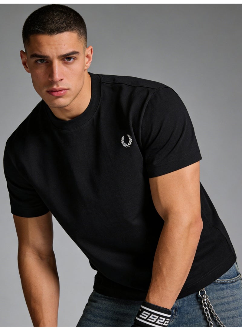 Fred Perry men's and women's laurel logo T-shirt | T-shirt/classic casual pullover/cotton 300g - Image 1