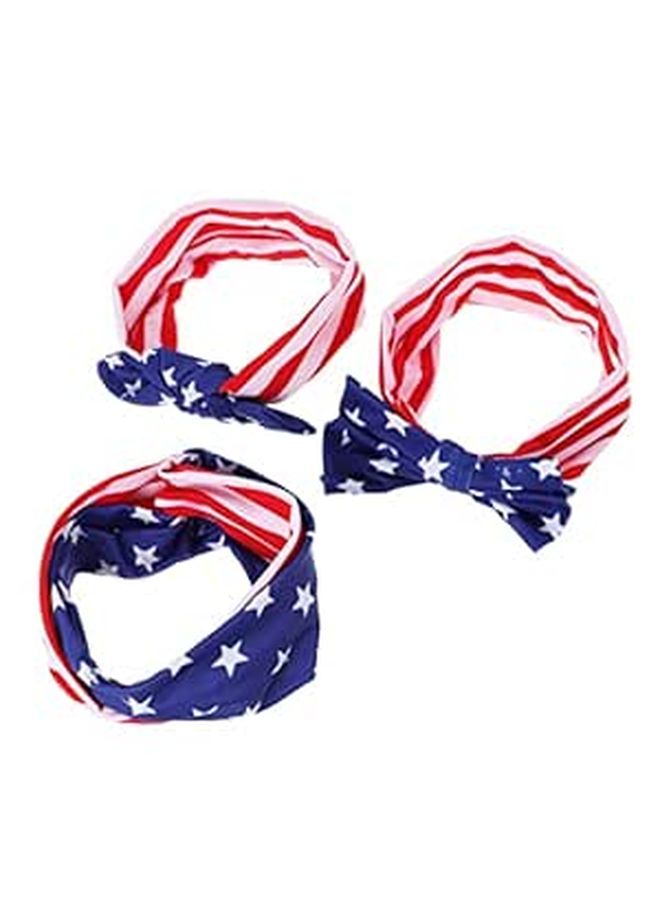 American Flag Headbands with Bunny Ears For Newborn Photography Baby Accessories - Image 1