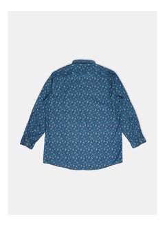 Olymp Collared Neck Long Sleeve Floral Shirt  - Image 2