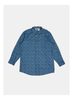 Olymp Collared Neck Long Sleeve Floral Shirt  - Image 1