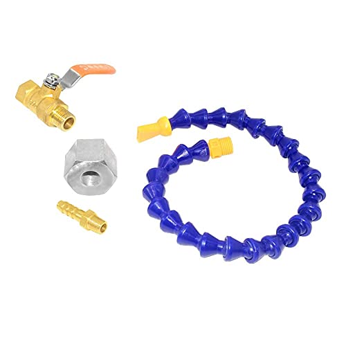 Joywayus 1/4PT Thread Adjustable Magnetic Base Coolant Oil Water Hose Pipe - Image 2