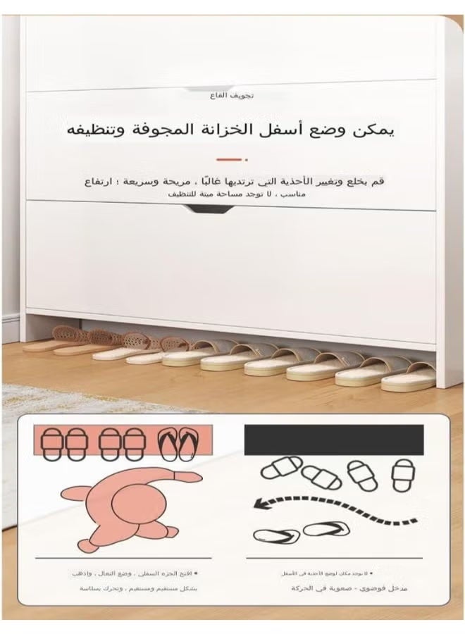 Dream house Modern Multi-level Shoe Cabinet Multi Purpose Entryway Shoes storage Rack 60x 17 x 125 cm - Image 5