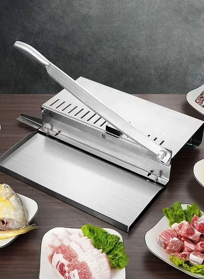 Extra Manual Meat Cutting Machine Manual Household Stainless Steel Bone Cutting Machine Chicken - Image 5