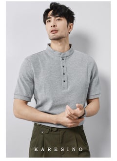 KARESINO Light Luxury Business Casual Short Sleeved Shirt  - Image 3