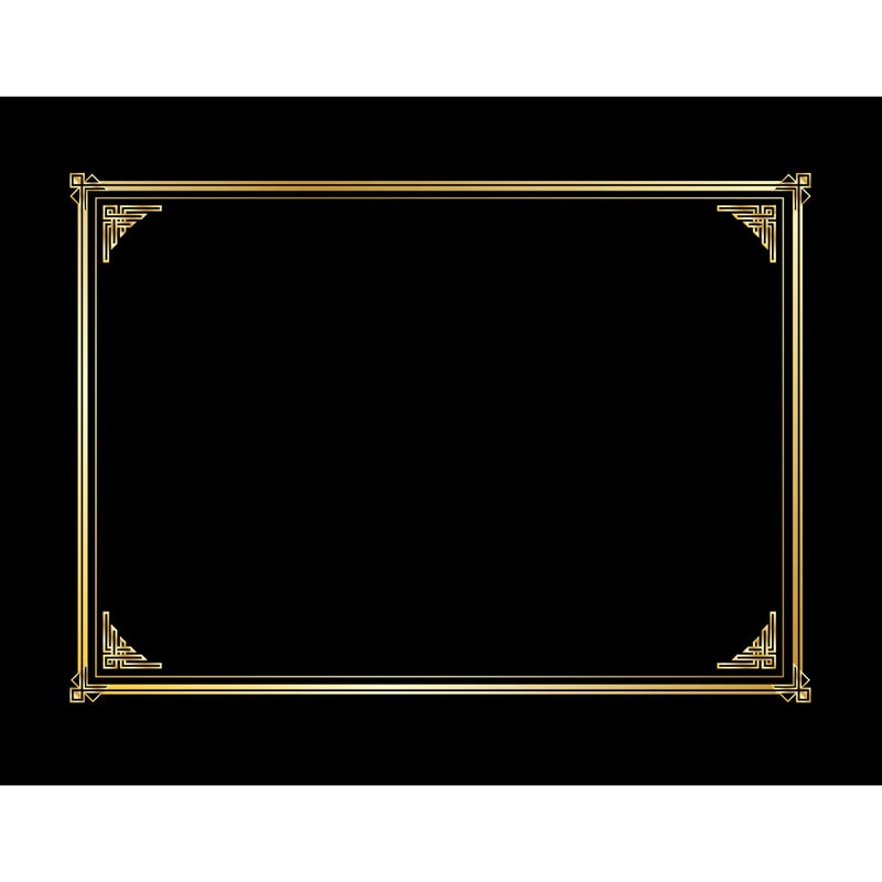 Geographics Classic Linen Certificate/Document Covers, 12.5â€ x 9.75â€, Black (6 Pack) - Image 5