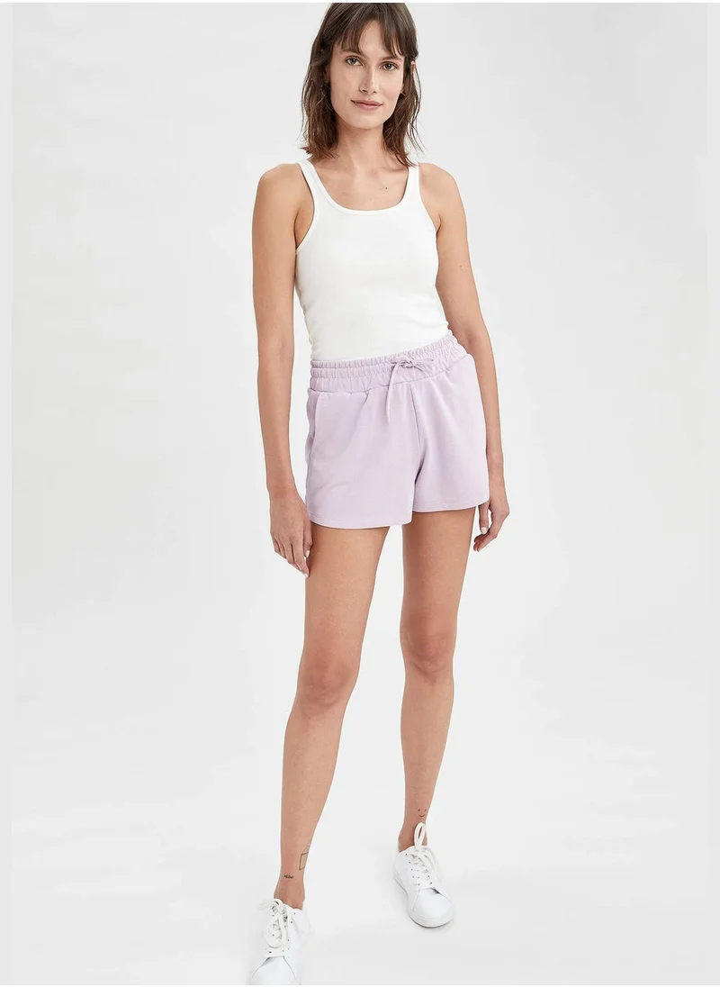 DeFacto Relax Fit Waist Pockets Lace Mini Shorts