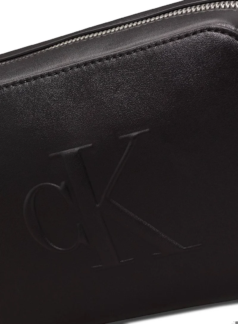 Calvin Klein Jeans Women's Crossbody Bag, Black - faux leather