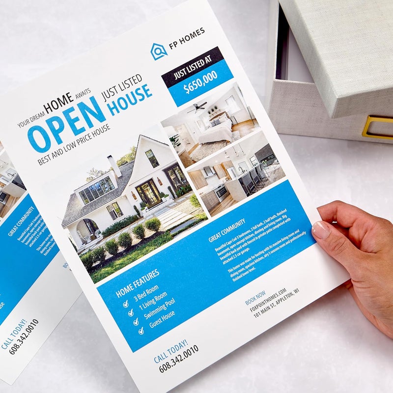 Astrobrights Neenah Bright White Premium Cardstock, 65 lb, 8.5x11 inches, 75 Sheets - Image 4