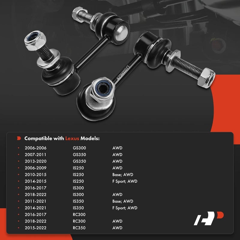 A-Premium Front Sway Bar Links for Lexus - Image 2
