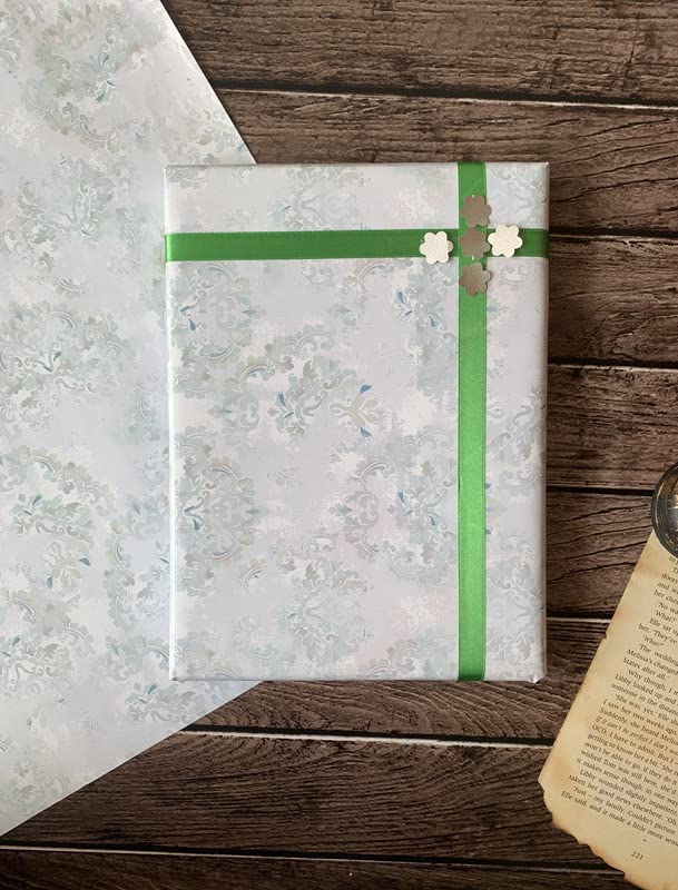 Dovetail Vintage Motif Gift Wrapping Paper Sheet Pack of 10 - Image 1