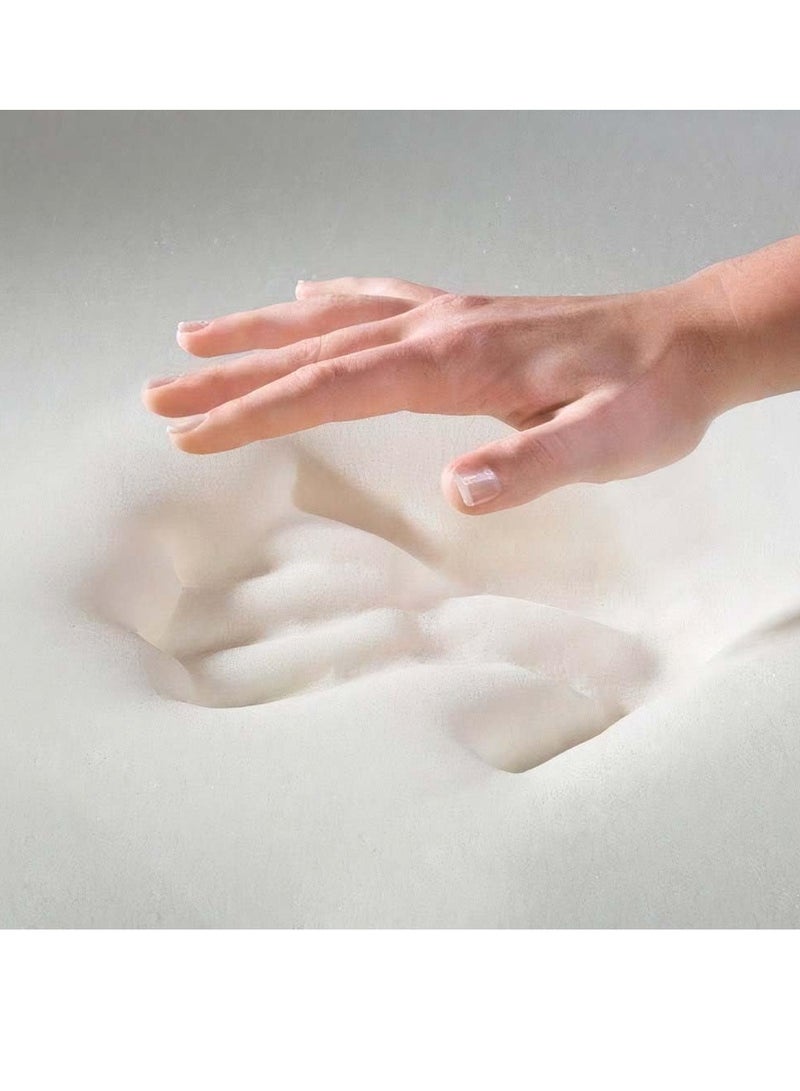 ميموري فوم وسادة طبية من الميموري فوم - مقاس 60 × 40 سم (مقاس كبير) - مواد المانية - تدعم العمود الفقري والرقبة وتمنع الشخير - تمنحك نومًا أفضل - Image 5