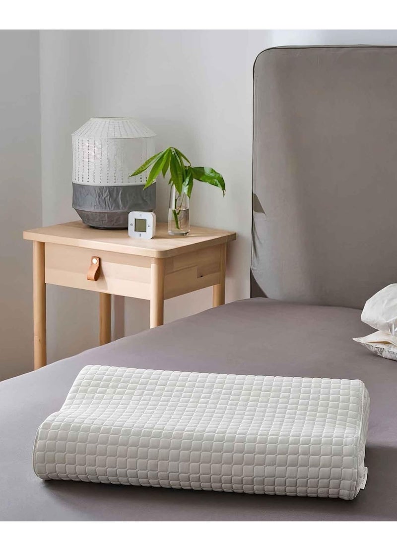 ميموري فوم وسادة طبية من الميموري فوم - مقاس 60 × 40 سم (مقاس كبير) - مواد المانية - تدعم العمود الفقري والرقبة وتمنع الشخير - تمنحك نومًا أفضل - Image 2