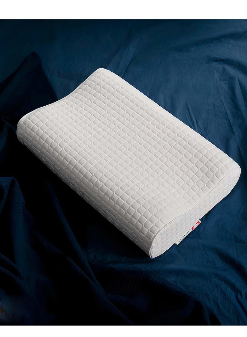 ميموري فوم وسادة طبية من الميموري فوم - مقاس 60 × 40 سم (مقاس كبير) - مواد المانية - تدعم العمود الفقري والرقبة وتمنع الشخير - تمنحك نومًا أفضل - Image 1