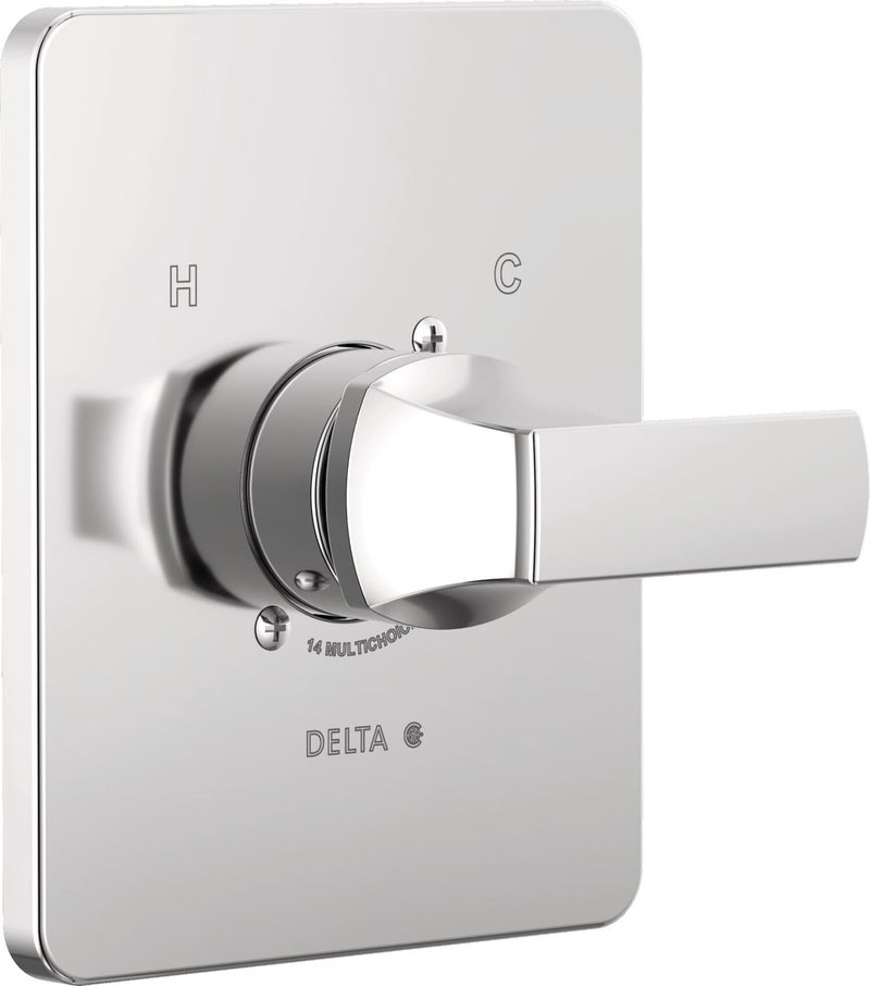 Delta Velum 14 Series SingleFunction Valve Trim Kit Chrome Handle Set for Shower Faucet System Chrome T14037 Valve Not Included - Image 2