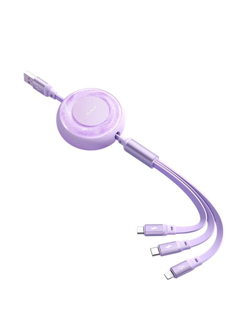 Mcdodo CA-3571 3in1 Charging Cable 1.2m USB-A USB-C Lightning - Image 2