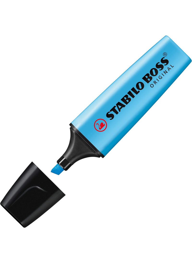 STABILO STABILO BOSS Original Highlighter Blue 5mm  - Image 2