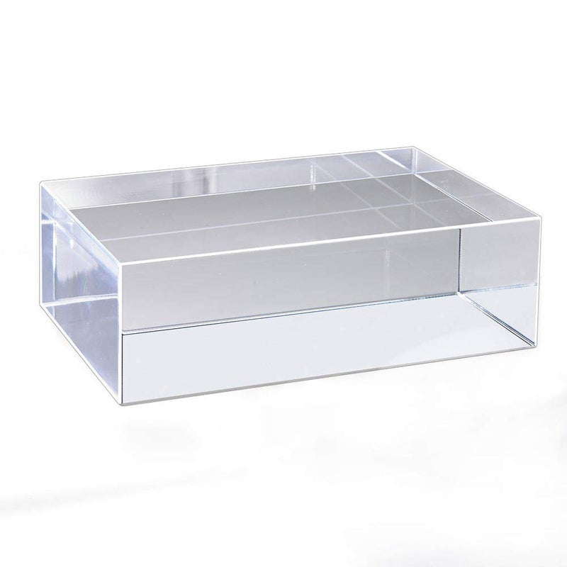 Mirart Clear Acrylic Block Cube (6" x 4" x 2") - Image 4