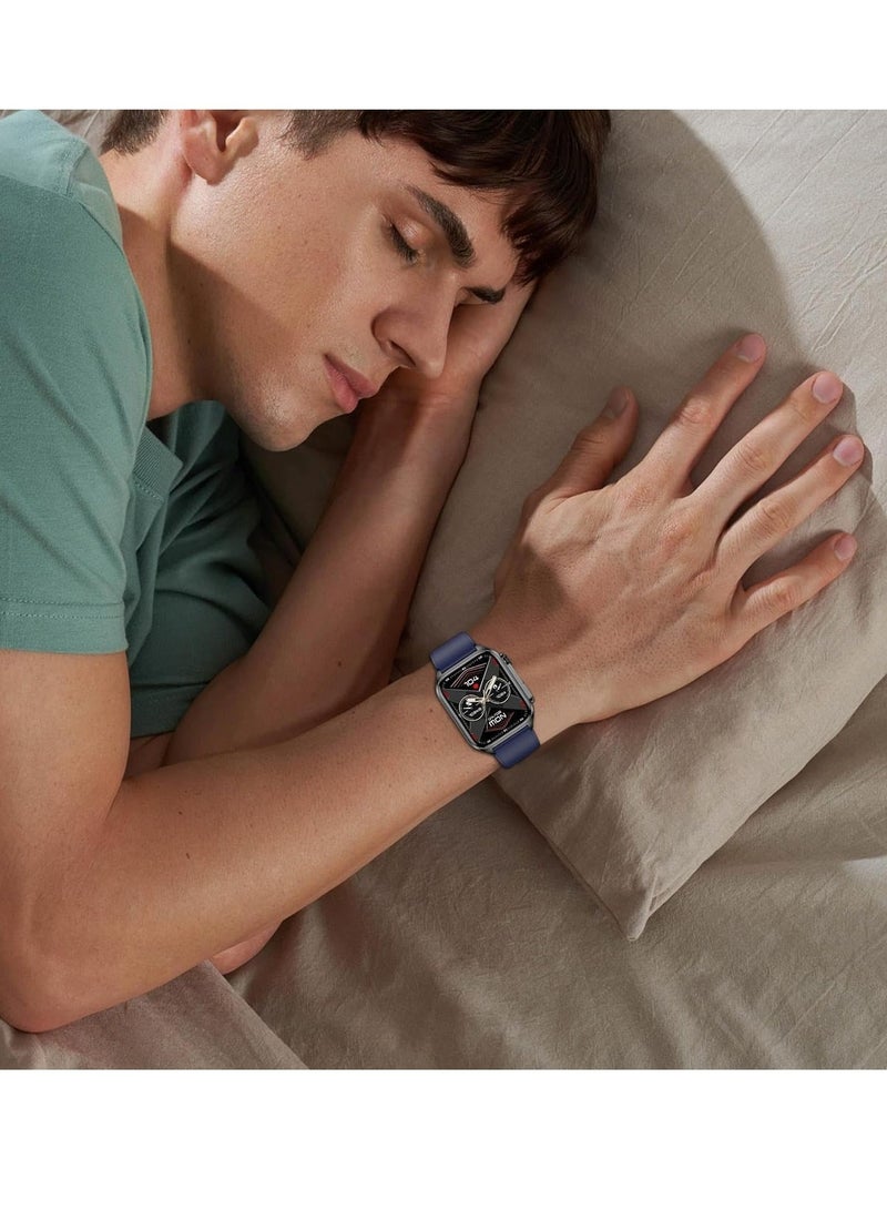 AROAQ Blood Glucose Watch Waterproof Wearable Glucose Monitor Smart , Smart Watch Blood Sugar Monitor for Smartphone, Glucose Monitoring Watch for Men Women - Image 5