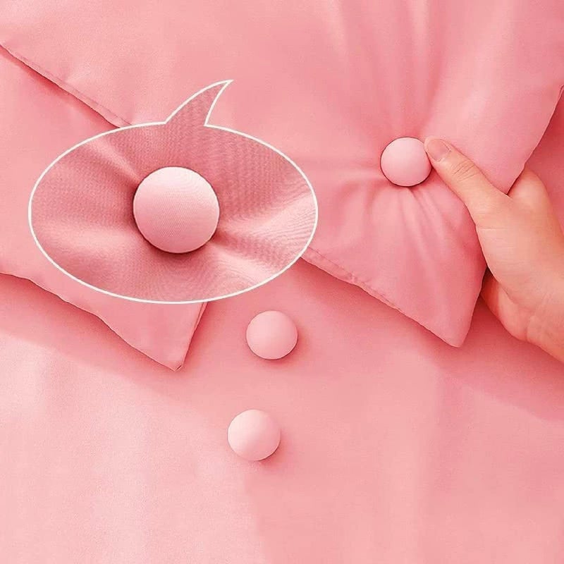 12 pcs Bed Sheet Clip Duvet Cover Holding Clips NonSlip Mushroom Shape Duvet Clips Duvet Button Clip OneKey Unlock for Blanket Bed Sheet Curtain Socks Mattress Multi Color - Image 5