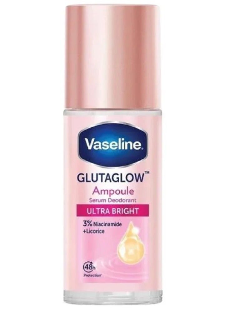 Vaseline Gluta Glow Ampoule Ultra Bright Deodorant Serum 45ml
