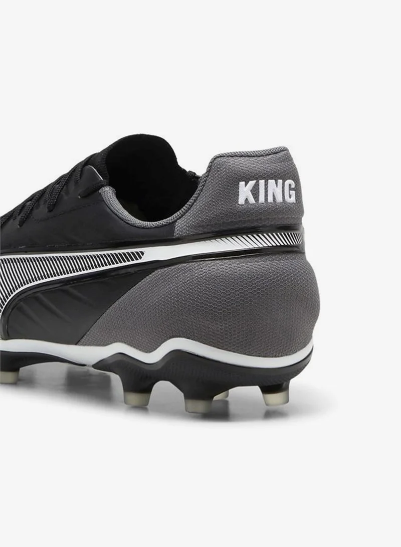 Puma PUMA Black-PUMA White-Cool Dark Gray KING MATCH FG/AG Football Boots Unisex for Men | Best Price UAE