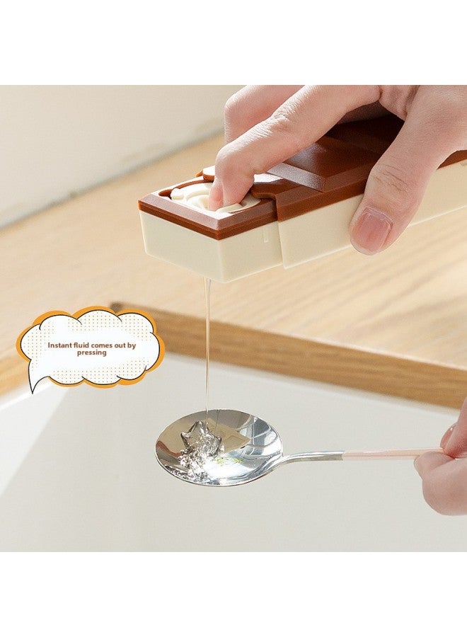 304 Stainless Steel Tableware Chocolate Portable Box Chopsticks Spoon Fork Suit Students Office Workers With Special-Specifications:Spray Paint + Chocolate Color - Image 4
