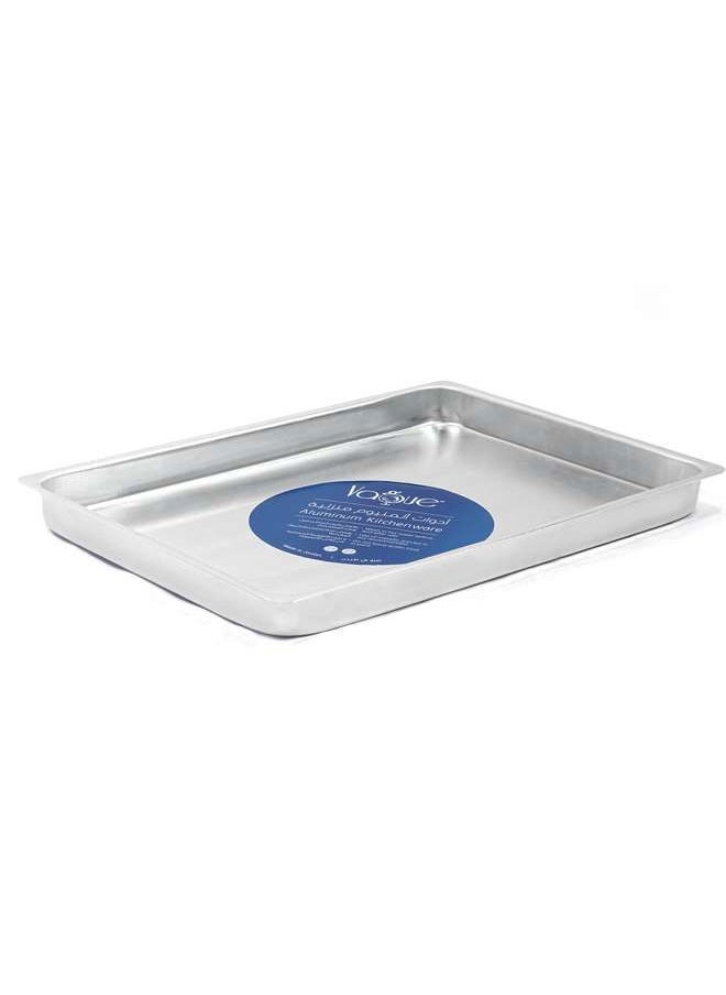 Aluminium Reactangular Oven Tray 40x30 cm Straight Edge / 1mm ,Silver ,Jordan