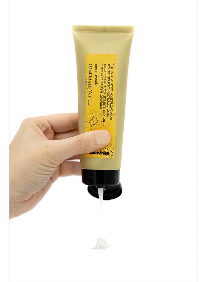 Davines This is a Relaxing Moisturizing Fluid, Heat Protection And Frizz Control For Sleek And Straight Styling, Moisturize With Humidity Control, 4.22 Fl. Oz. - Image 5