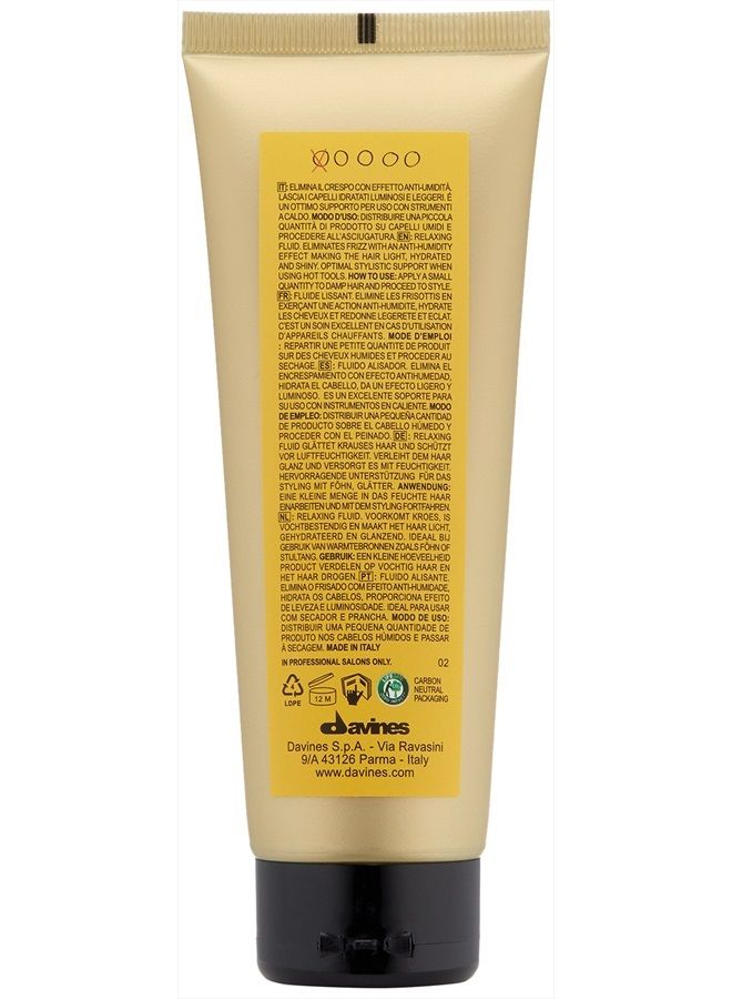 Davines This is a Relaxing Moisturizing Fluid, Heat Protection And Frizz Control For Sleek And Straight Styling, Moisturize With Humidity Control, 4.22 Fl. Oz. - Image 2