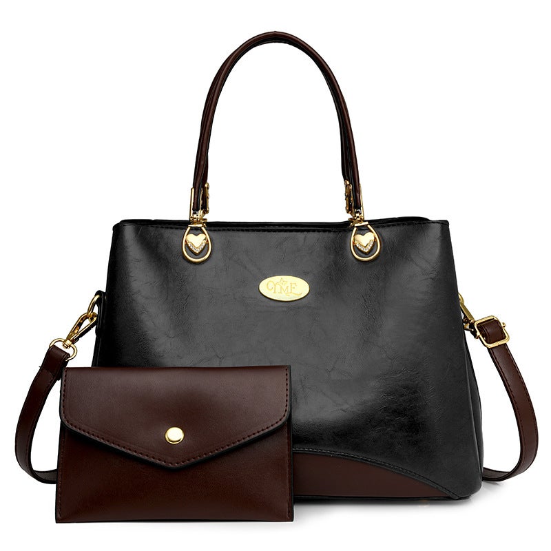 Elegant Large Capacity Womens Tote Bag for Mothers Day Black