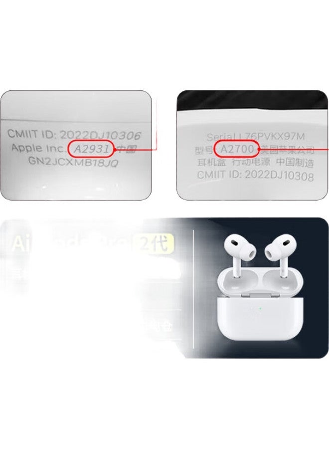 Masentek غطاء بطارية بديل لسماعات Airpods Pro21/2، متوافق مع الجيل الأول والثاني من Apple، بديل للحالة الأصلية المفقودة، مناسب لجهاز iPhone 3 والجيل الثالث - Image 1