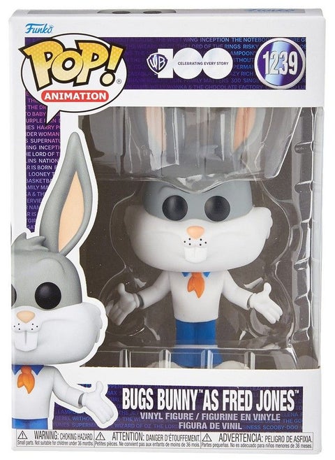 Pop! Animation: Wb 100 Looney Tunes Bugs Bunny As Fred Jones