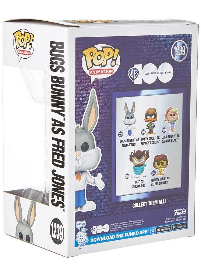 Pop! Animation: Wb 100 Looney Tunes Bugs Bunny As Fred Jones