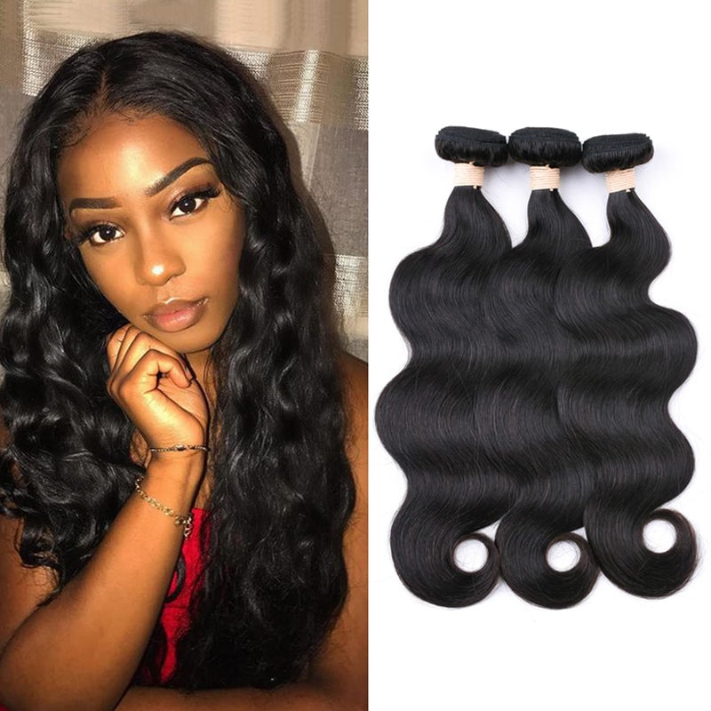 Beauhair Human Hair Body Wave 3 Bundles 10A Human Hair 100 Unprocessed Body Wave 3 Bundles Virgin Hair Natural Color16 18 20