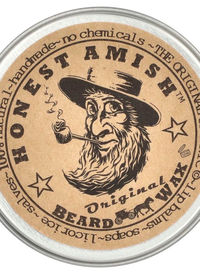 Honest Amish - Original Beard Wax 2 oz (60 ml) - Image 1