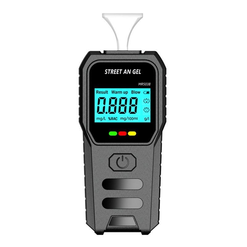 Digital Breathalyzer: 0.00-0.3 Mg/L Range, Rapid Accurate Detection - Portable Lightweight Design, Breath Alcohol Tester With LCD Screen for Drivers, Home, Parties And Social Events - Image 2