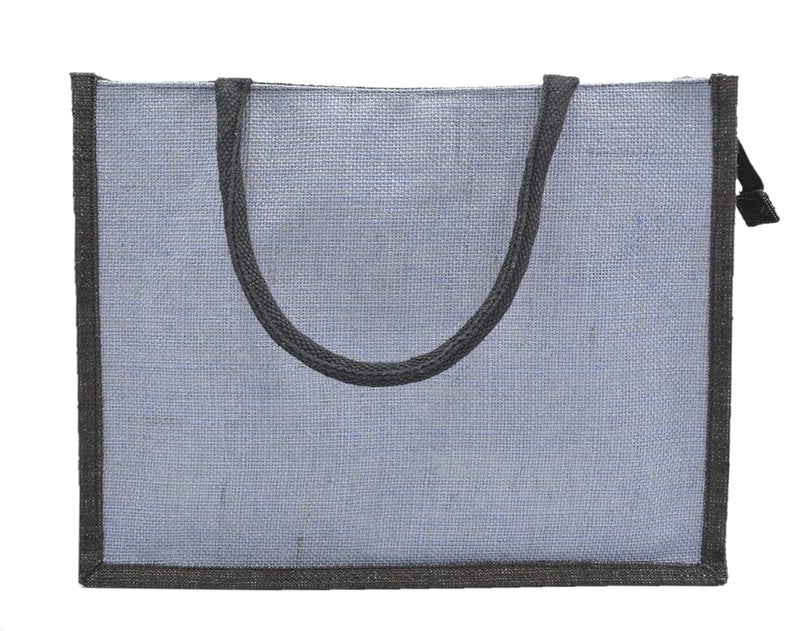 JUTEKA quote printed Jute Bag for Lunch, Office, Grocery, Picnic, Tiffin, Shopping Hand Bag with padded cotton handles… - Image 4