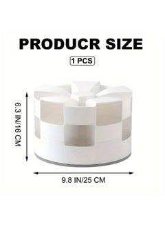 FALMER 360 Degree Rotating 2-Tier Plastic Storage Organizer for Hair Accessories and Jewelry  - Image 5