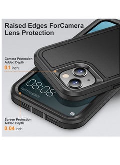 Generic Case For iPhone 15 Life Waterproof Rugged Phone Case Black  - Image 4