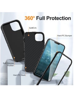 Generic Case For iPhone 15 Life Waterproof Rugged Phone Case Black  - Image 5