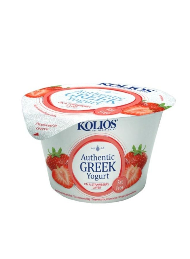 Greek Yoghurt, Strawberry 0% - 150g, Greece