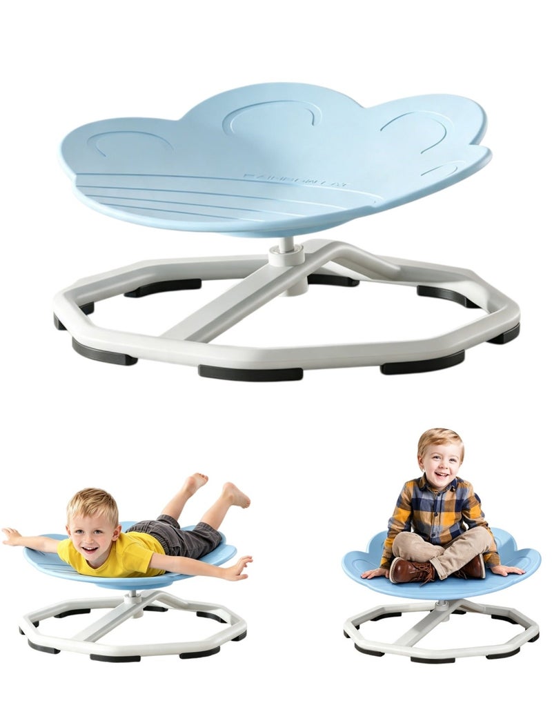 XICEN Kids Sensory Swivel Chairs, 360° Spinning Chair for Autistim Kids, 99kg Capacity, Sit and Spin Sensory Toys, Training Body Coordination, Non-Slip Metal Base, Indoor Outdoor Play Equipment - Image 1