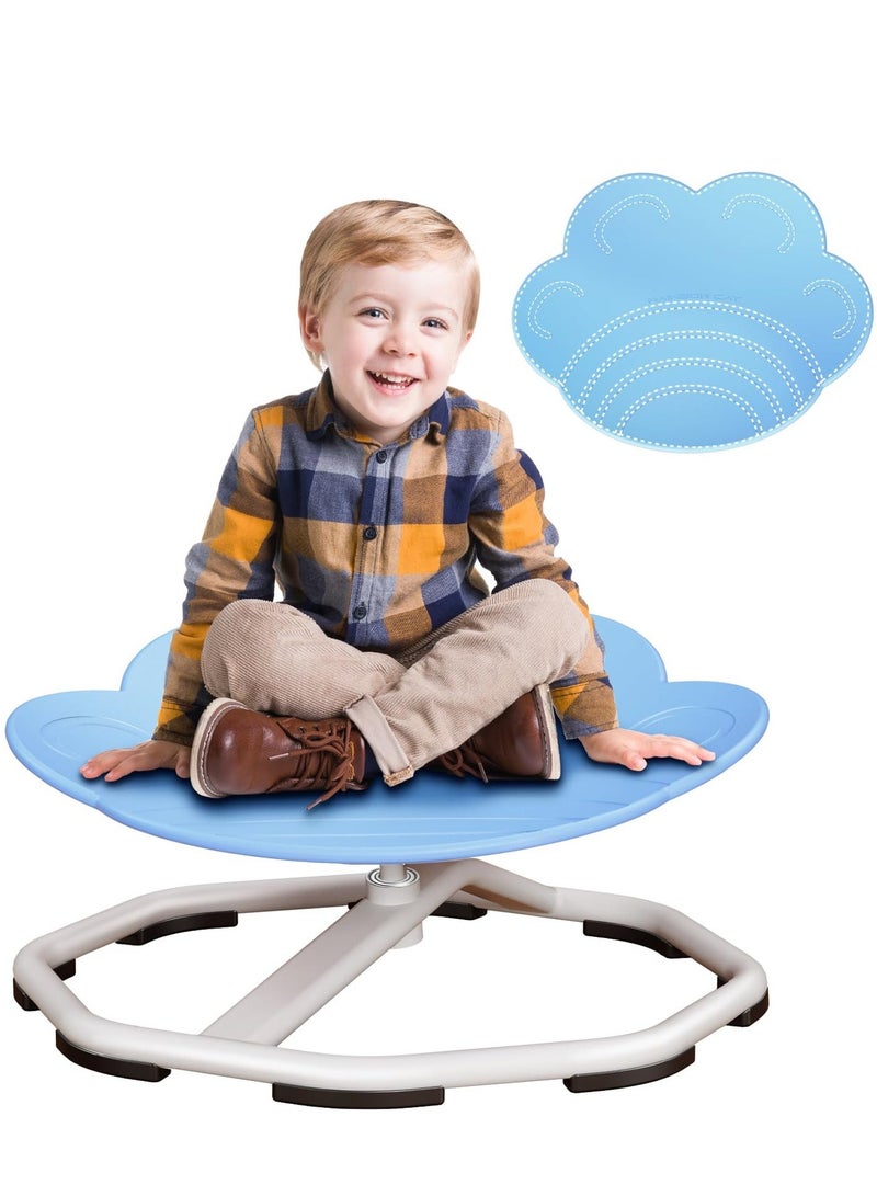 XICEN Kids Sensory Swivel Chairs, 360° Spinning Chair for Autistim Kids, 99kg Capacity, Sit and Spin Sensory Toys, Training Body Coordination, Non-Slip Metal Base, Indoor Outdoor Play Equipment - Image 2