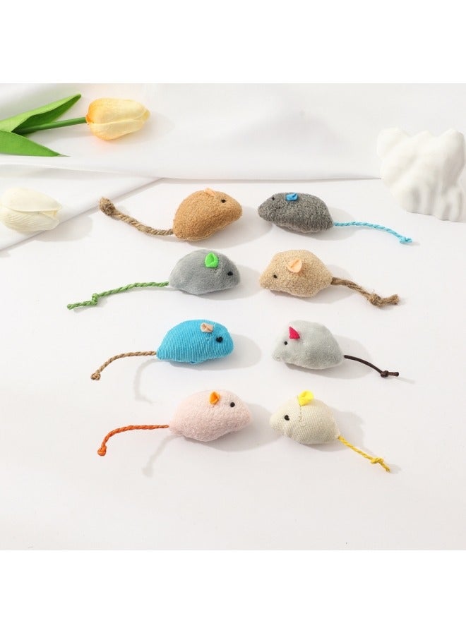 عام (20 عدة) عبوة قيمة لألعاب القطط بالنعناع - رمادي / كريمي ، 20 عدة - Image 1