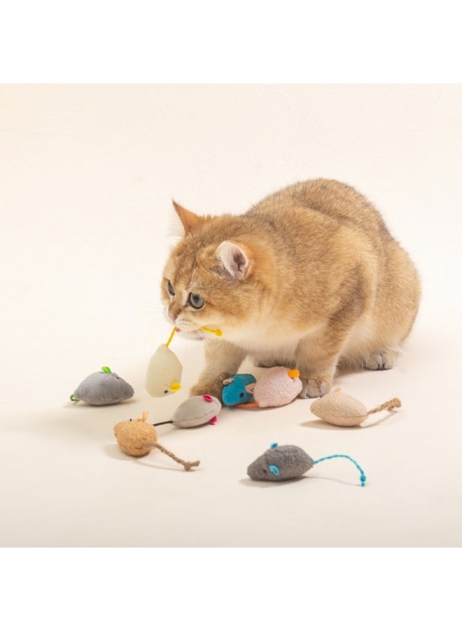 عام (20 عدة) عبوة قيمة لألعاب القطط بالنعناع - رمادي / كريمي ، 20 عدة - Image 4