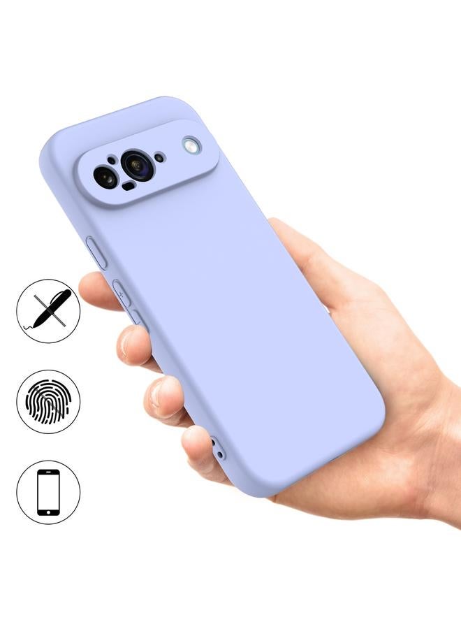 The Bros Phone Case For Google Pixel 9 Pure Color Liquid Silicone Shockproof Phone Phone Case - Image 2