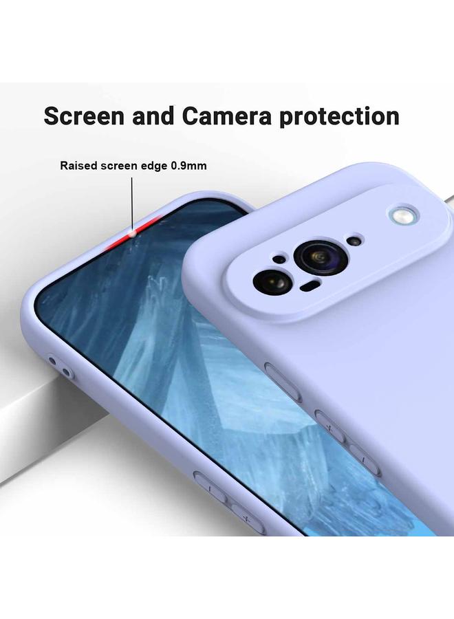 The Bros Phone Case For Google Pixel 9 Pure Color Liquid Silicone Shockproof Phone Phone Case - Image 4
