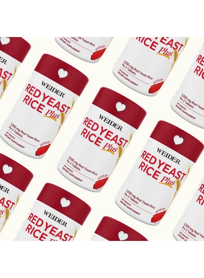 Weider Red Yeast Rice Plus 1200Mg ♡ With 850Mg Of Natural Phytosterols Gluten Free One Month Supply - Image 5