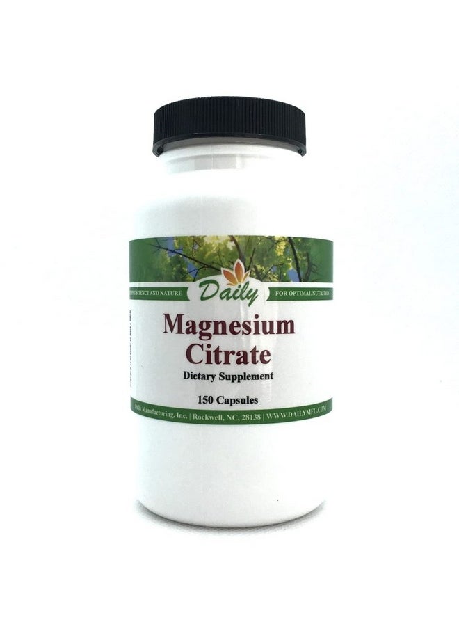 Daily Manufacturing Daily Magnesium Citrate (150 Vegetarian Capsules)  - Image 1