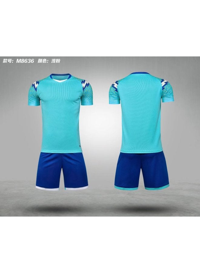 Shallow Lake Blue Light Board Football Jersey - Image 1